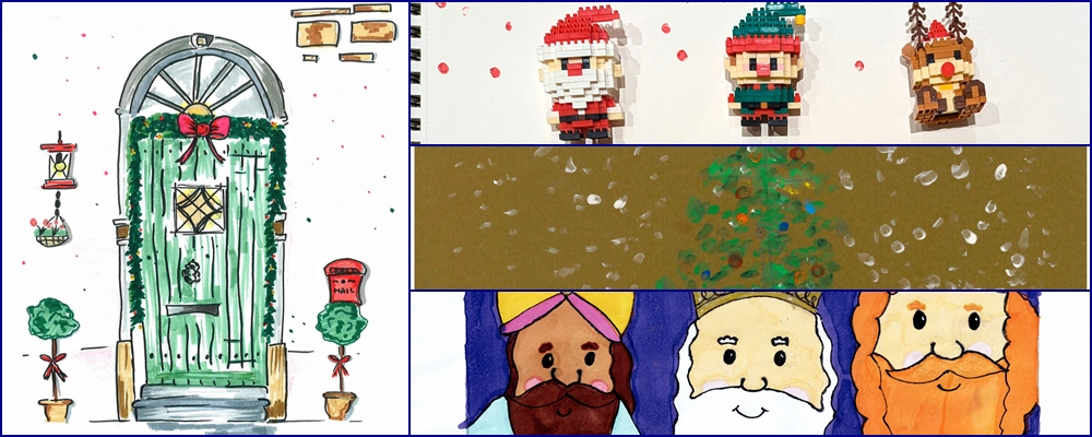 Postales premiadas en el Concurso Infantil. ¡Enhorabuena a los participantes!