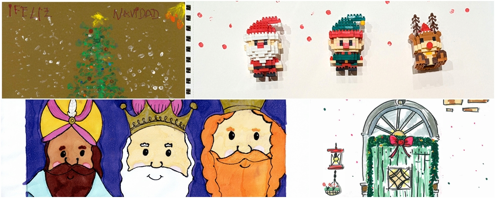 Postales participantes en el Concurso Infantil