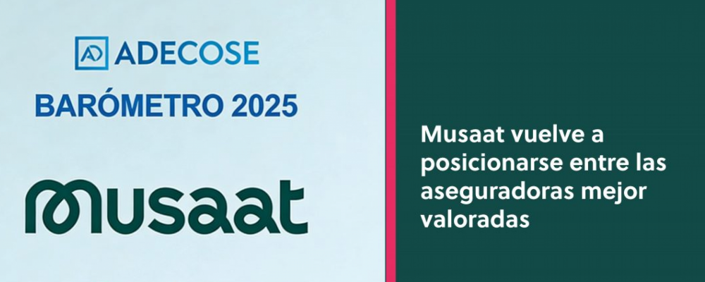 Musaat vuelve a posicionarse entre las aseguradoras mejor valoradas