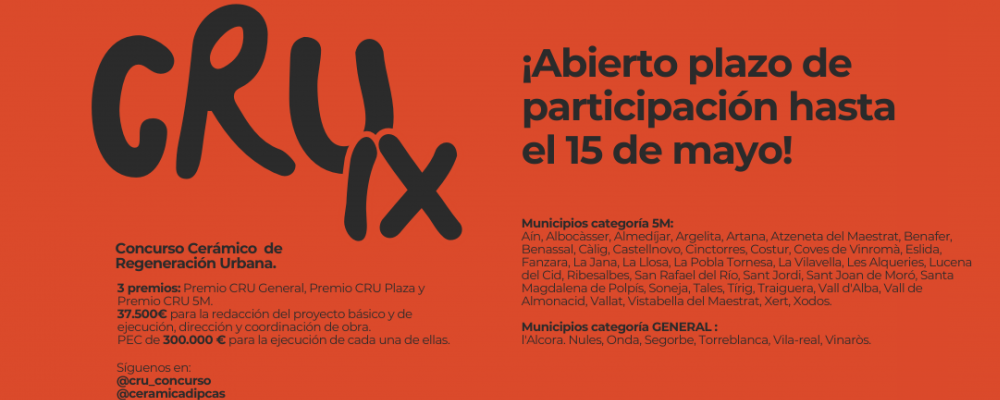 Concurso Cerámico de Regeneración Urbana de Castellón CRU IX
