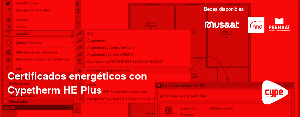 Curso: Certificados energéticos con Cypetherm HE Plus en obra nueva y rehabilitación. Estudio de las medidas de mejora térmicas y económicas