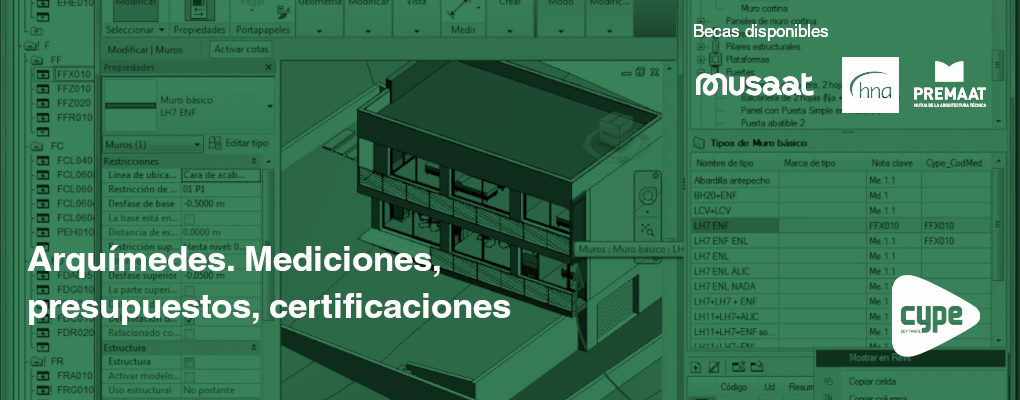 Curso. Arquímedes. Mediciones, presupuestos, certificaciones