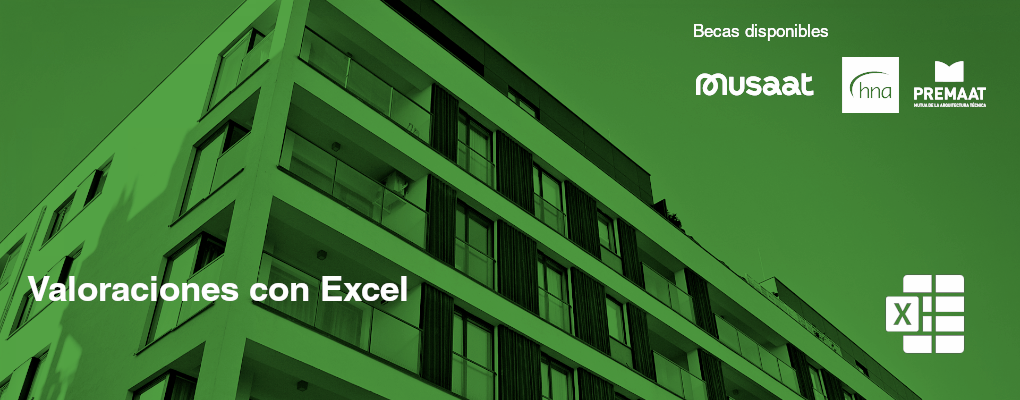Curso de valoraciones de viviendas, suelo y local arrendado con Excel. 