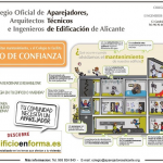 “El Aparejador de cabecera: El técnico experto en el mantenimiento de edificios”. El Colegio de Aparejadores de Alicante en el especial comunidades del diario Información del domingo 10 de julio.